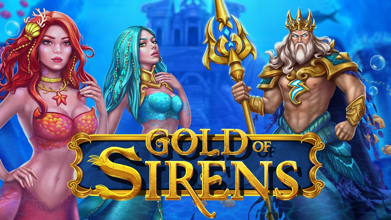 Gold of Sirens, Evoplay, jogo de cassino online, temática subaquática, sereias míticas.