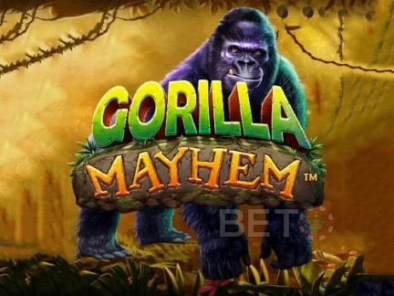  Gorilla Mayhem, PRAGMATIC PLAY, slots online, rodadas grátis, gráficos vibrantes, vida selvagem, bônus, cascading reels, caça-níqueis, volatilidade média, RTP 96,5%.